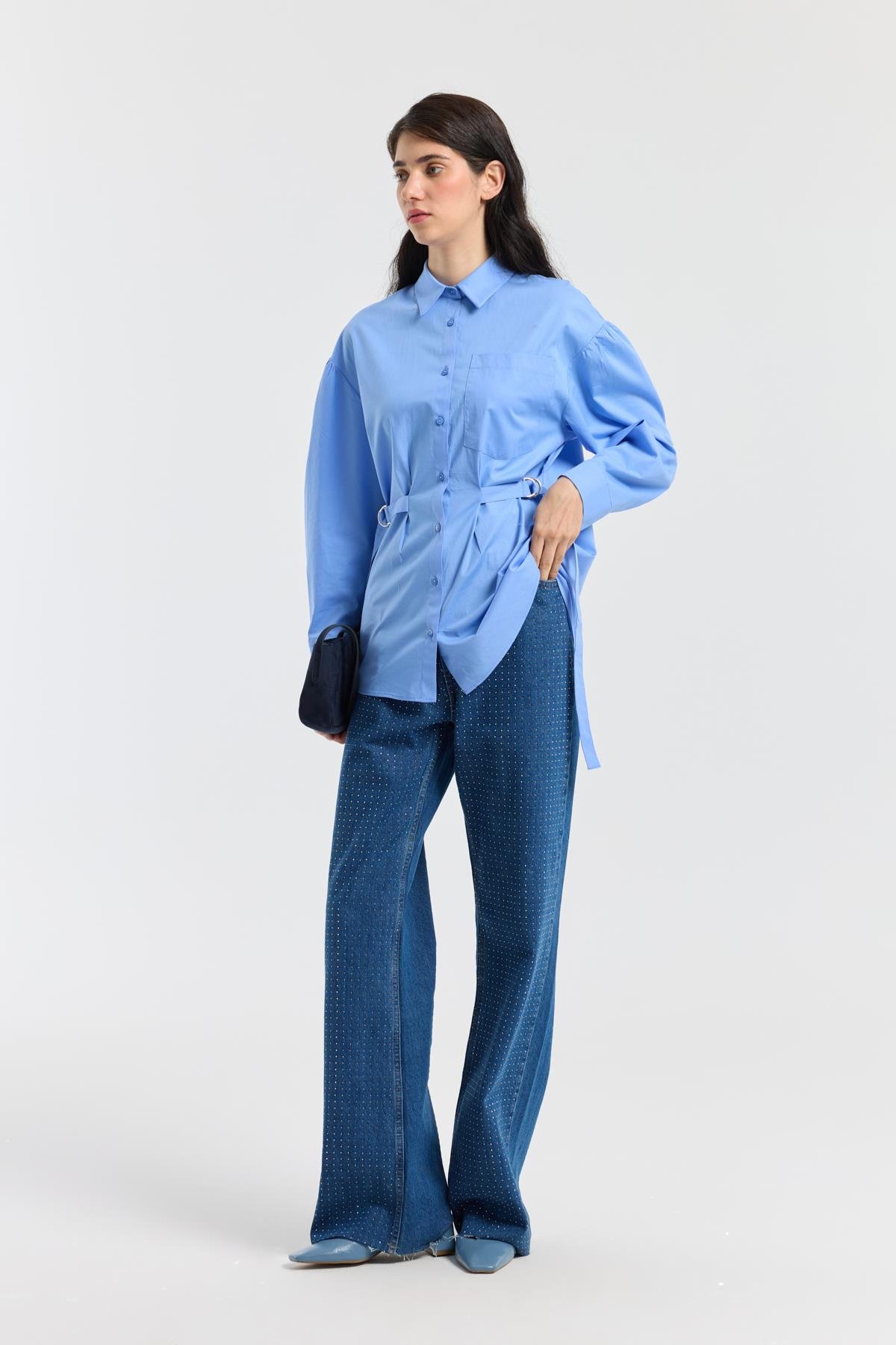 Cindirella Hotfix Baskılı Denim