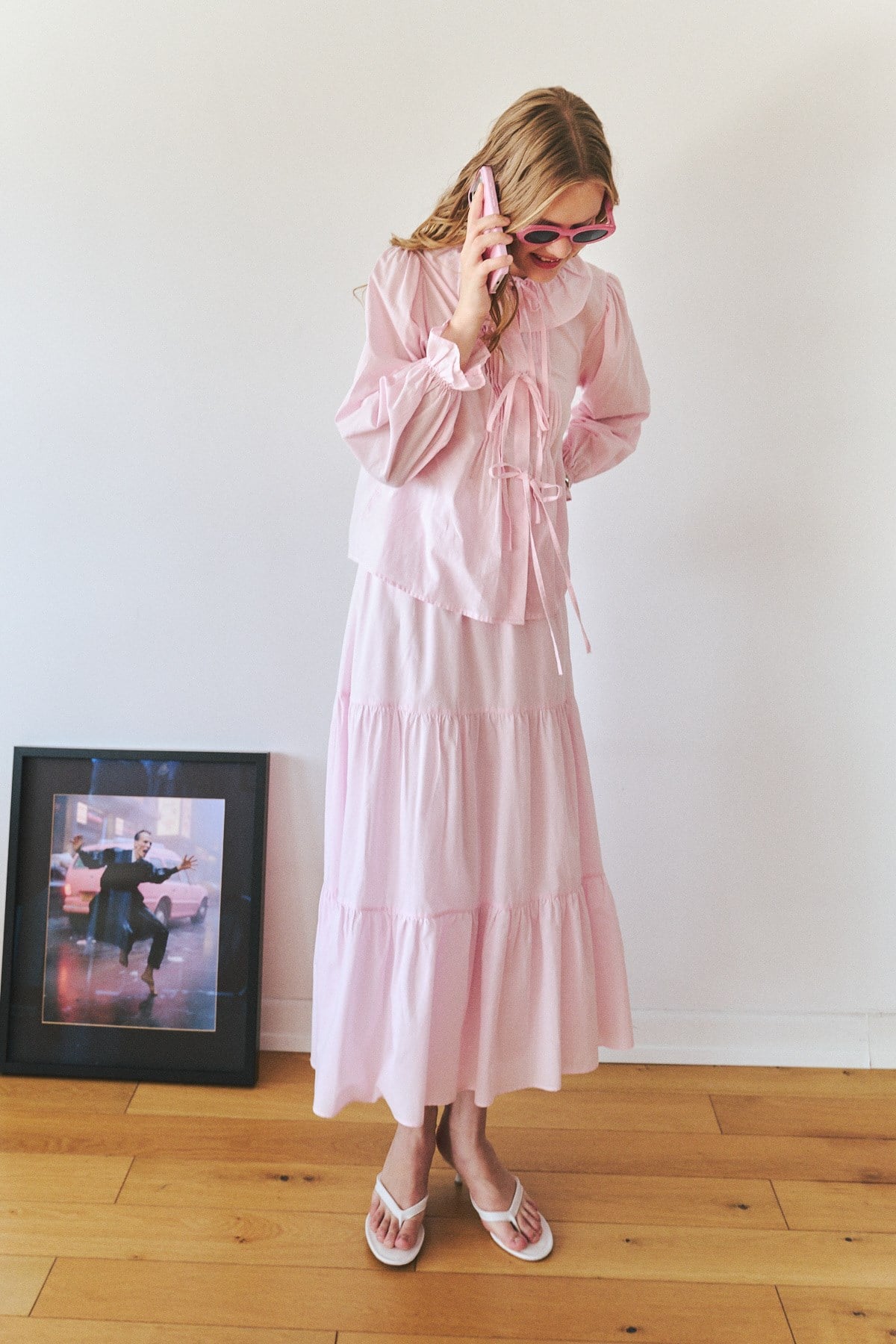 Estelle Bağcık Detaylı Takım- Pembe