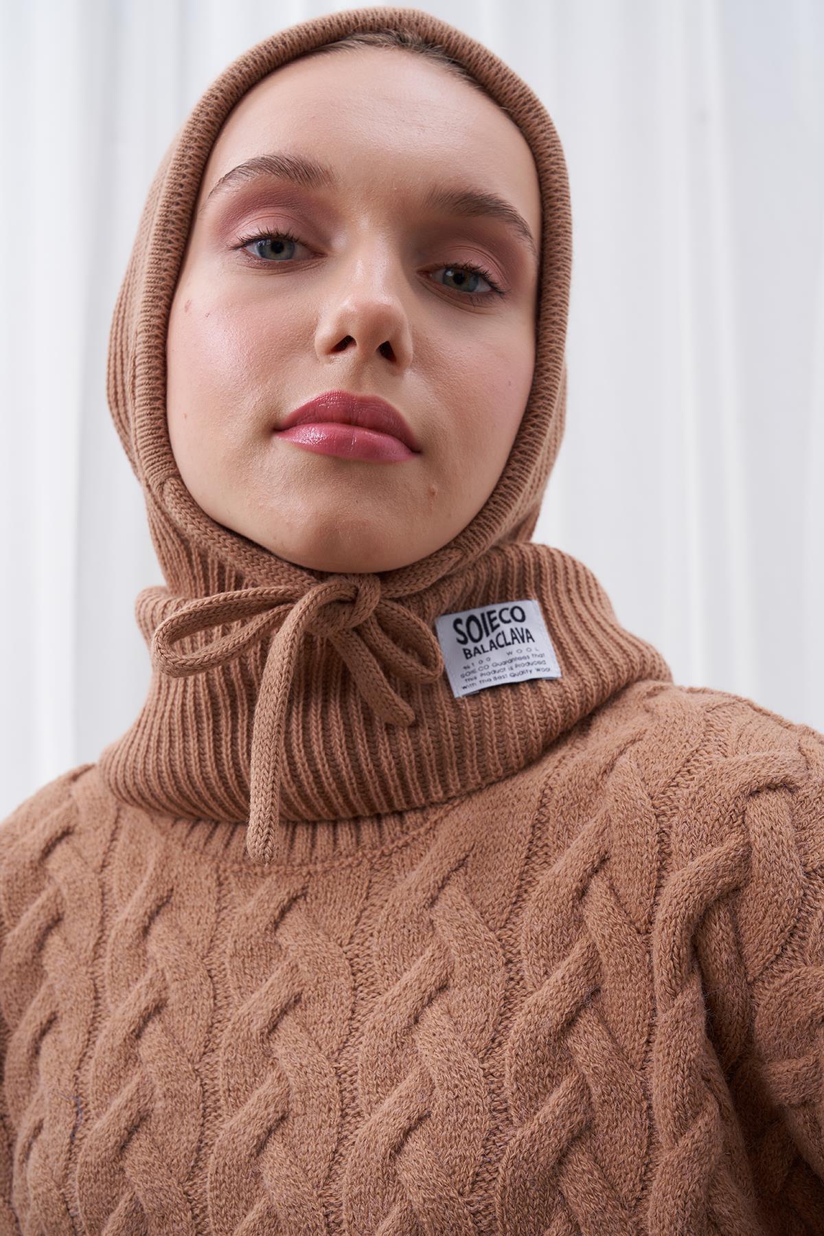 KAPÜŞONLU BERE - CAMEL