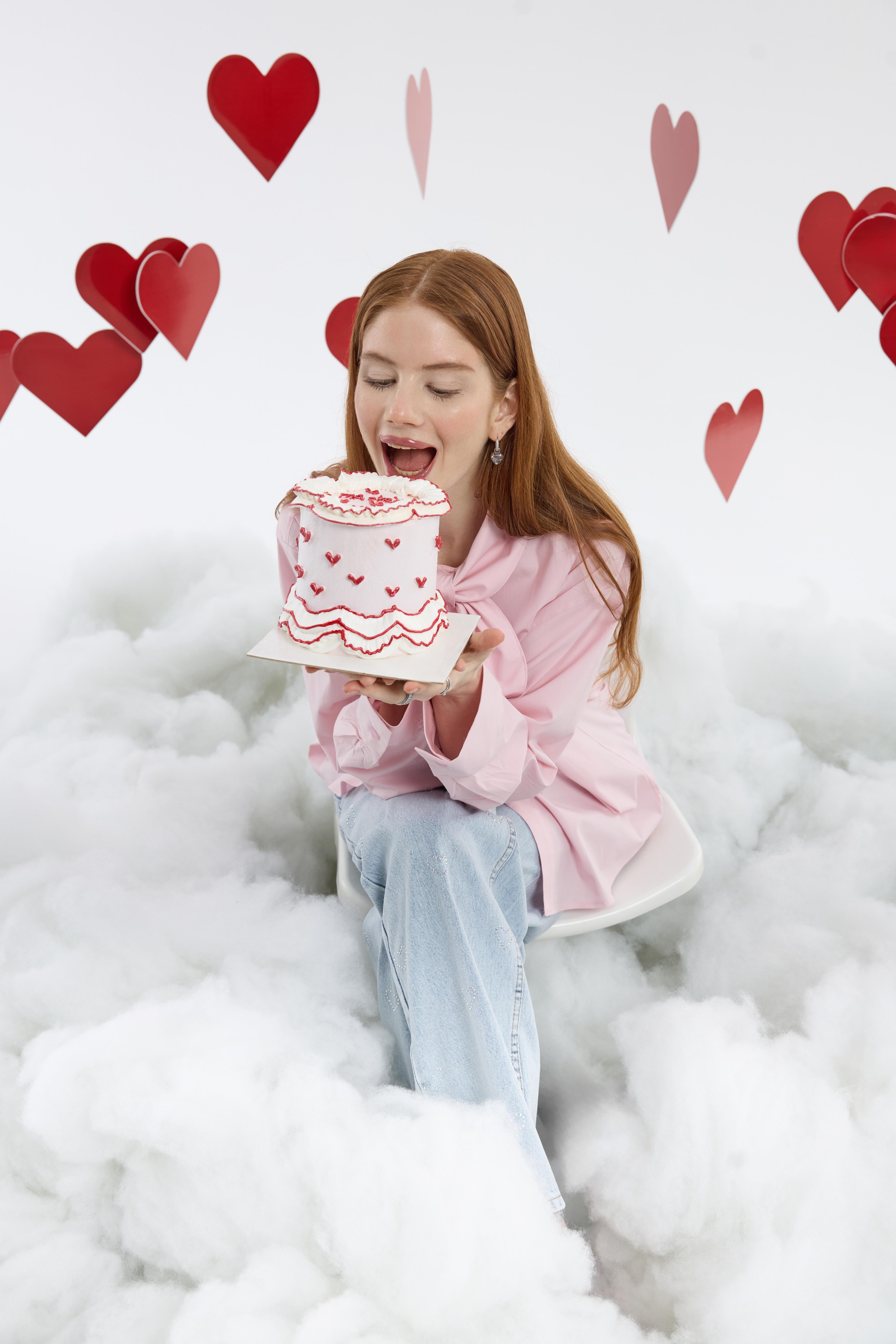 Love Palazzo Denim Pantolon - Açık mavi