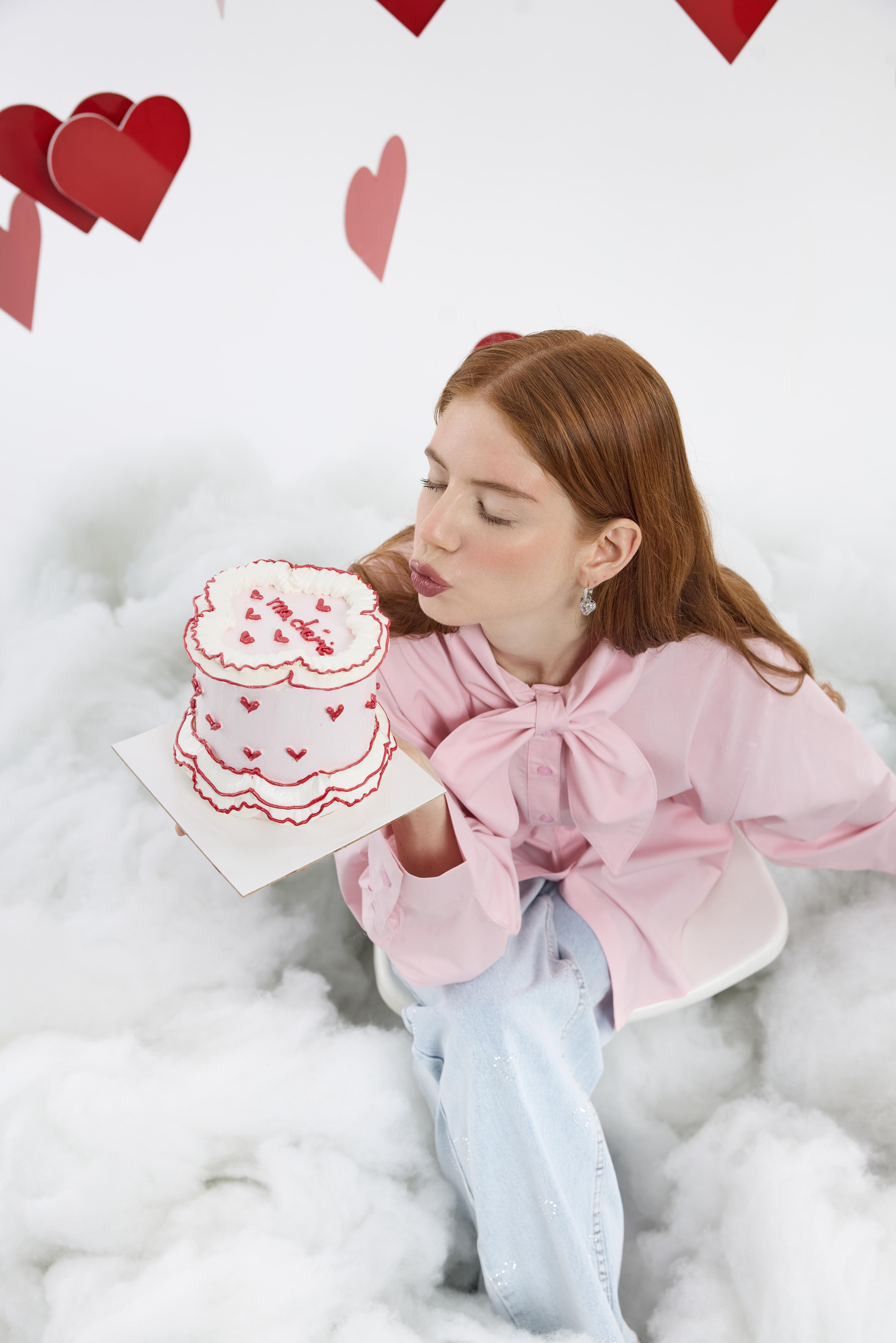 Love Palazzo Denim Pantolon - Açık mavi