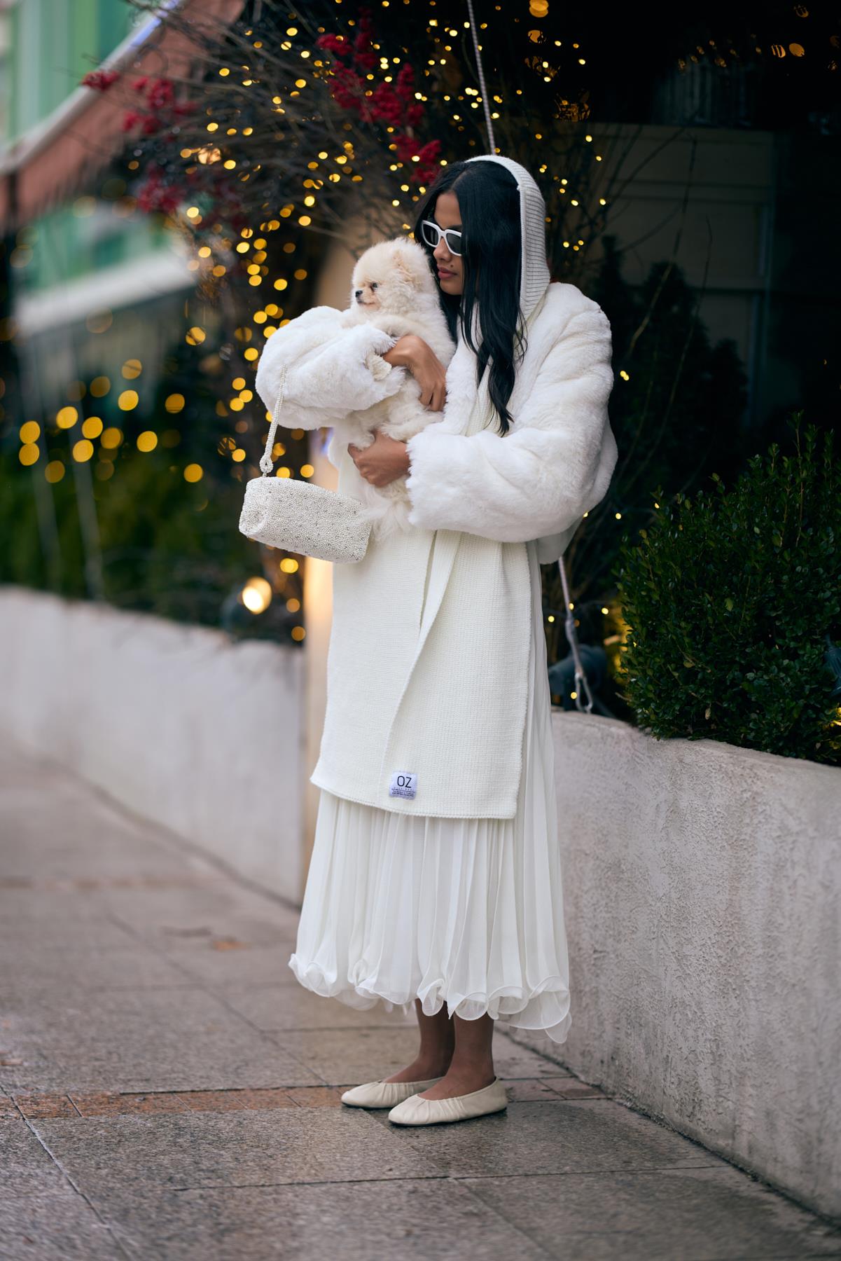 Triko Atkılı Bere- Ekru 