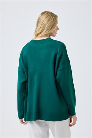 Alona Basic Kazak - Zümrüt Yeşil 