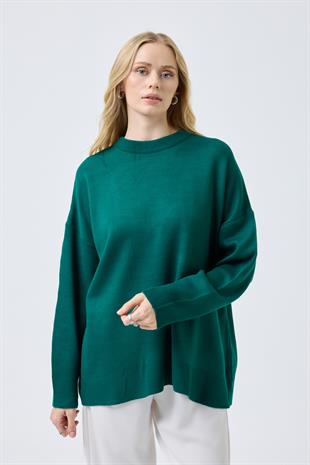 Alona Basic Kazak - Zümrüt Yeşil 