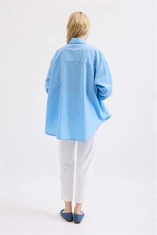 Amor Basic Gömlek - Mavi