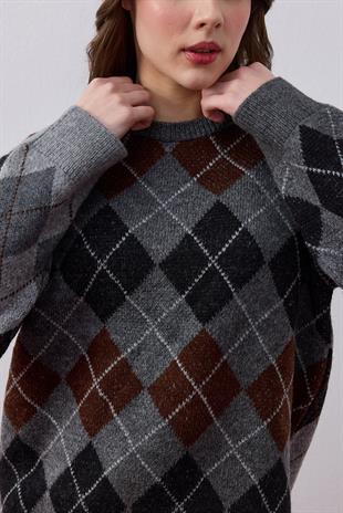 Asia Baklava Desenli Kazak 