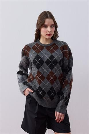 Asia Baklava Desenli Kazak 