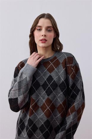 Asia Baklava Desenli Kazak 