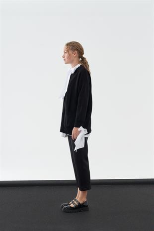 Ava Basic Hırka - Siyah