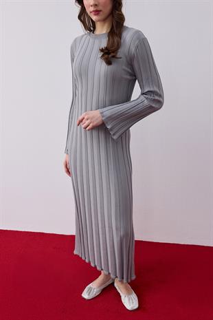 Carla Fitilli Elbise - Gri