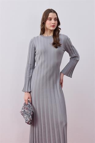 Carla Fitilli Elbise - Gri