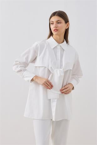 Cecile Allerli Gömlek - Beyaz