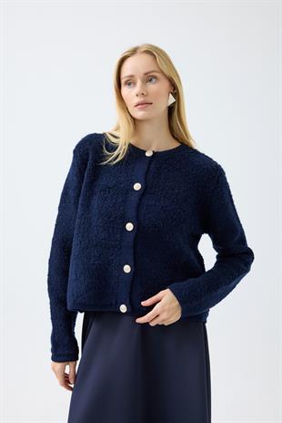 Ceremony Buklet Hırka - Lacivert