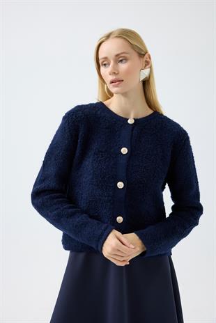 Ceremony Buklet Hırka - Lacivert