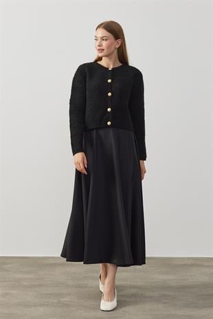 Ceremony Buklet Hırka - Siyah