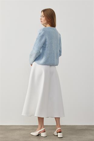 Ceremony Buklet Hırka  - Bebe mavi