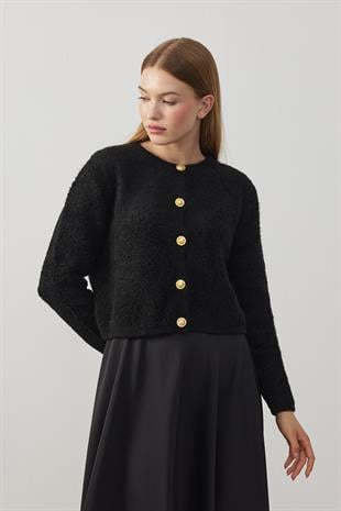 Ceremony Buklet Hırka - Siyah