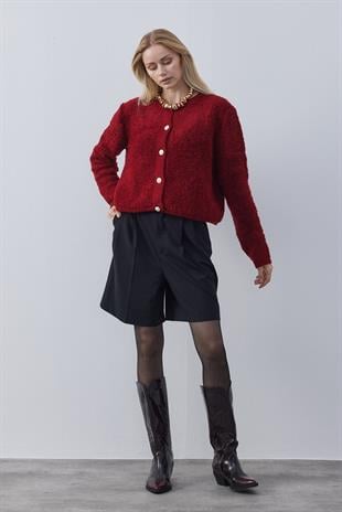 Ceremony Buklet Hırka- Bordo