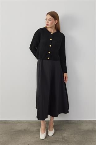 Ceremony Buklet Hırka - Siyah