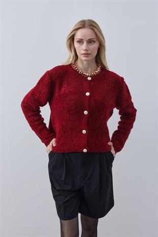 Ceremony Buklet Hırka- Bordo