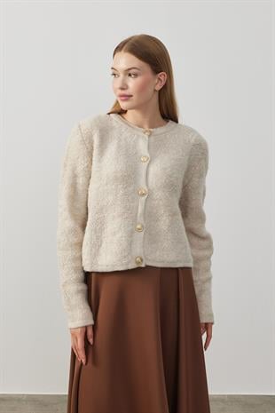 Ceremony Buklet Hırka - Bej