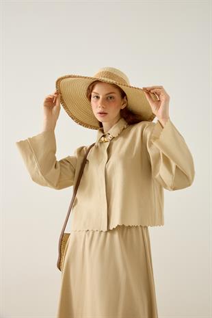 Dehlina Keten Takım - Vizon