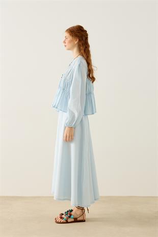 Diane Büzgülü Vual Takım - Mavi