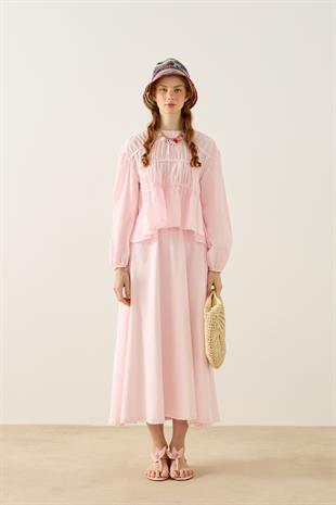 Diane Büzgülü Vual Takım - Pembe