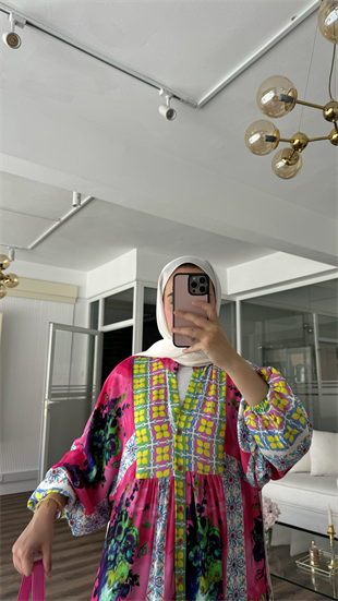 DOROTA VISCON ELBİSE - PEMBE