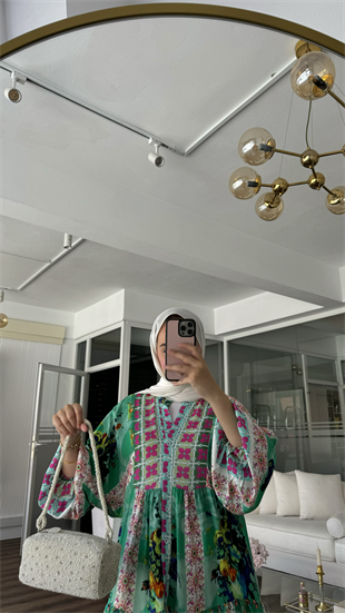 DOROTA VISCON ELBİSE - YEŞİL