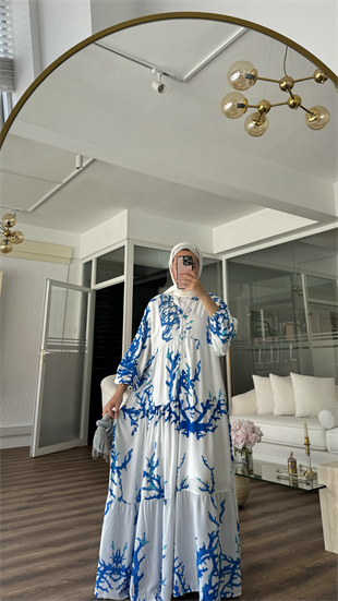 ELEANOR VISCON ELBİSE - BEYAZ