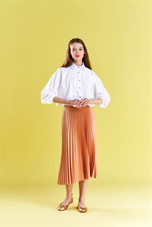 EMY PLİSOLE ETEK - SOMON