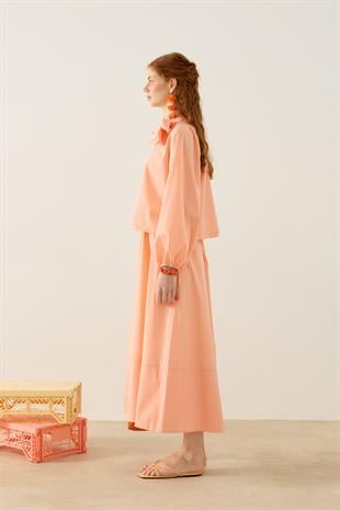 Felicity Bağlamalı Dikişli Takım - Yağruağzı