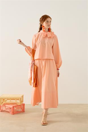 Felicity Bağlamalı Dikişli Takım - Yağruağzı