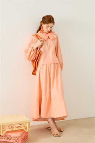 Felicity Bağlamalı Dikişli Takım - Yağruağzı