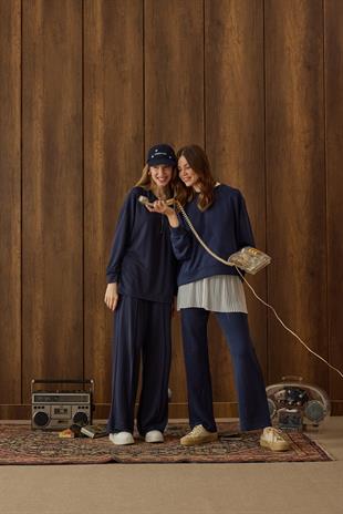 Giya Pliseli İçlik - Beyaz