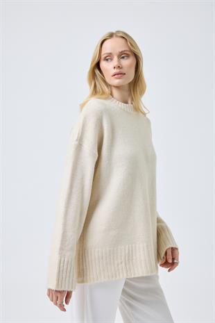 Hannah Basic Kazak - Bej 