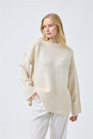 Hannah Basic Kazak - Bej 