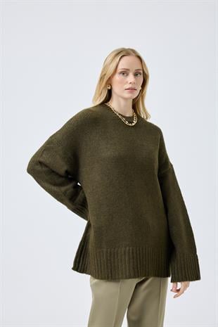 Hannah Basic Kazak - Haki 