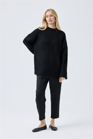 Hannah Basic Kazak - Siyah 