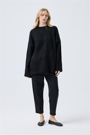 Hannah Basic Kazak - Siyah 