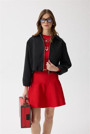 Harmony Bomber Ceket - Siyah 