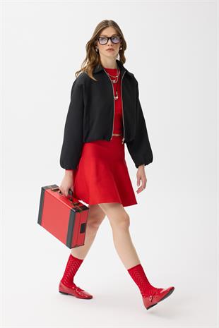 Harmony Bomber Ceket - Siyah 