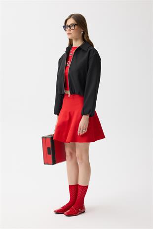 Harmony Bomber Ceket - Siyah 