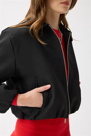 Harmony Bomber Ceket - Siyah 