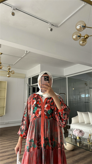 HAYLEY VİSCON ELBİSE