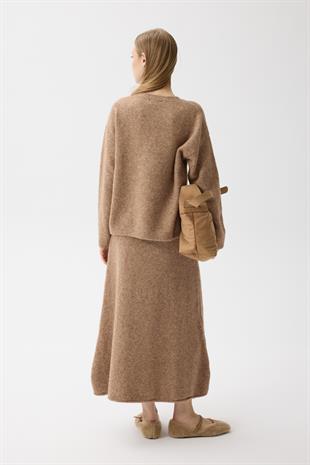 Helen Basic Triko Takım - Camel 