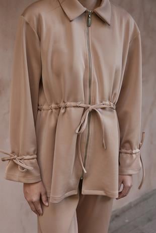 İndia Bağlamalı Skuba Takım-Camel