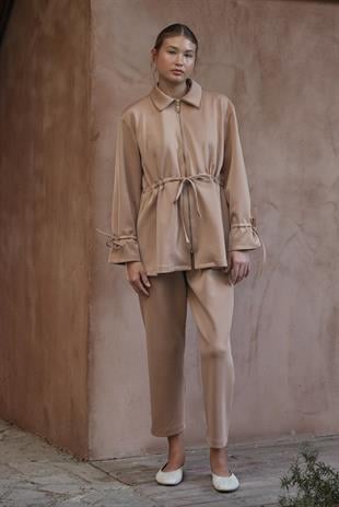 İndia Bağlamalı Skuba Takım-Camel