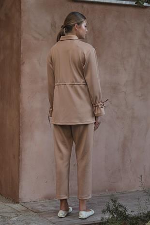 İndia Bağlamalı Skuba Takım-Camel